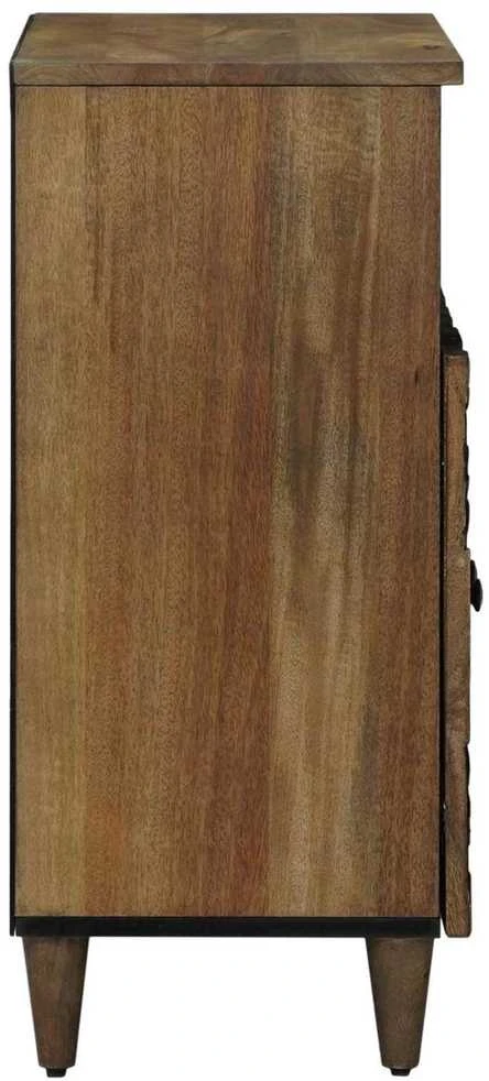 Kabalas su saugykla Ruda 60 x 33,5 x 75 cm Kietas mango medis