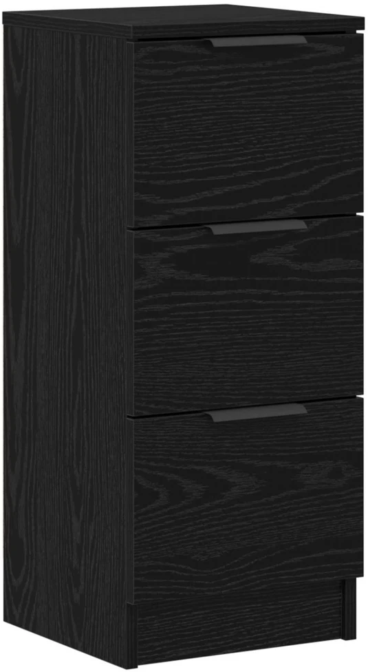 Kabalas 3 vnt. Juodas ąžuolas 121 x 30 x 70 cm Apdirbta mediena