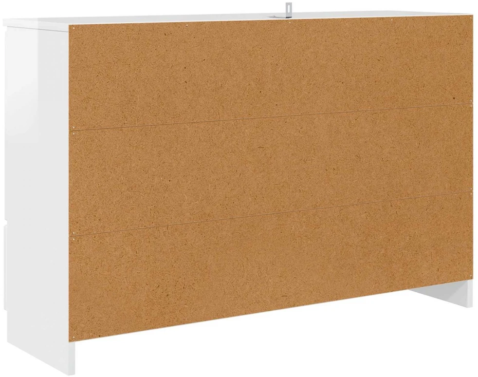 Kabalas Aukštai blizganti balta 100 x 30 x 65,6