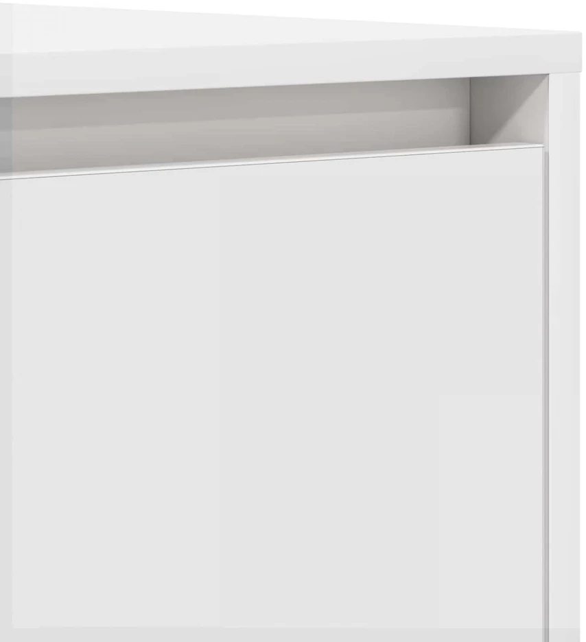 Kabalas su stalčių Balta 120 x 41 x 75 cm Apdirbta mediena