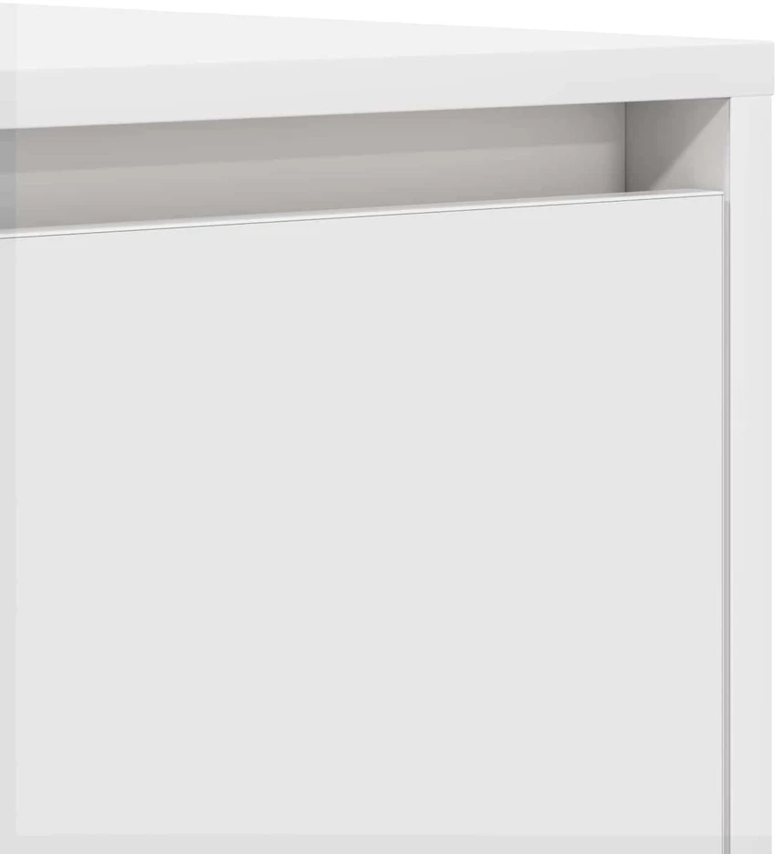 Kabalas su stalčių Balta 120 x 41 x 75 cm Apdirbta mediena