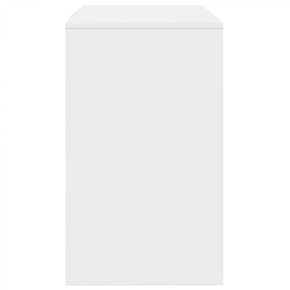 Kabalas su stalčių Balta 120 x 41 x 75 cm Apdirbta mediena