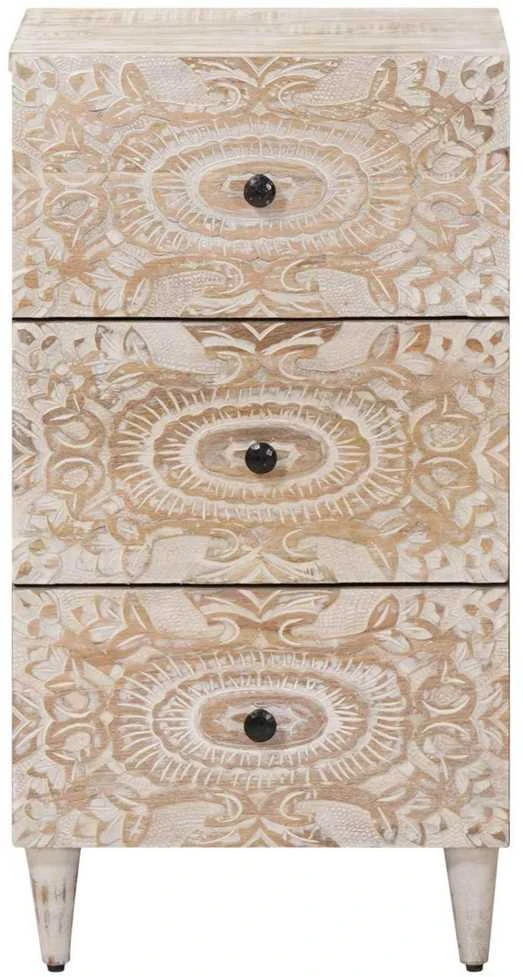 Kabalas Balta 40 x 33,5 x 75 cm Kietas mango medis