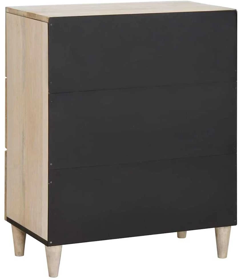 Kabalas 60 x 33 x 75 cm mango medienos masyvas Balta