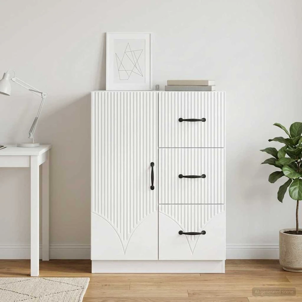Kabalas Balta 66 x 34,5 x 87 cm Apdirbta mediena