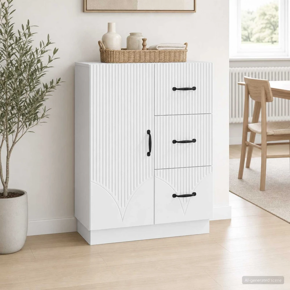 Kabalas Balta 66 x 34,5 x 87 cm Apdirbta mediena