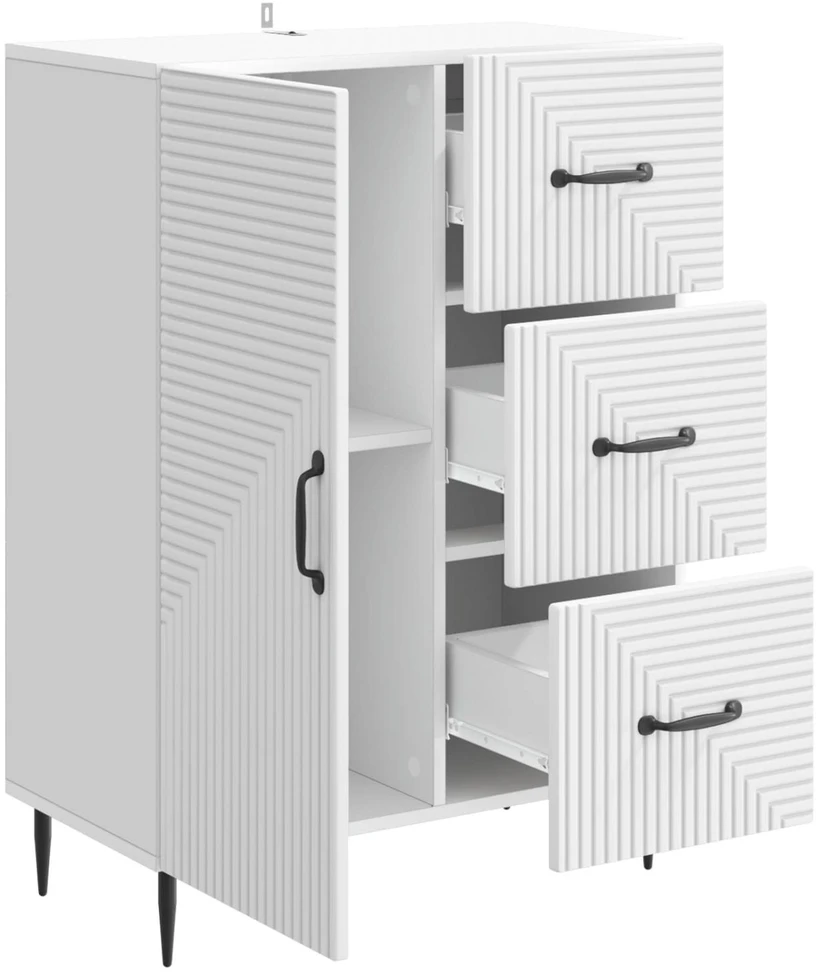Kabalas Balta 66 x 34,5 x 89,5 cm Apdirbta mediena