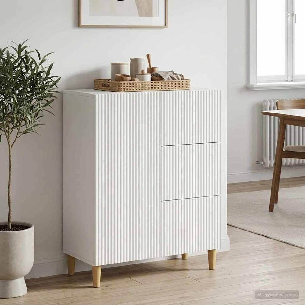 Kabalas Balta 66 x 34,5 x 90 cm Apdirbta mediena