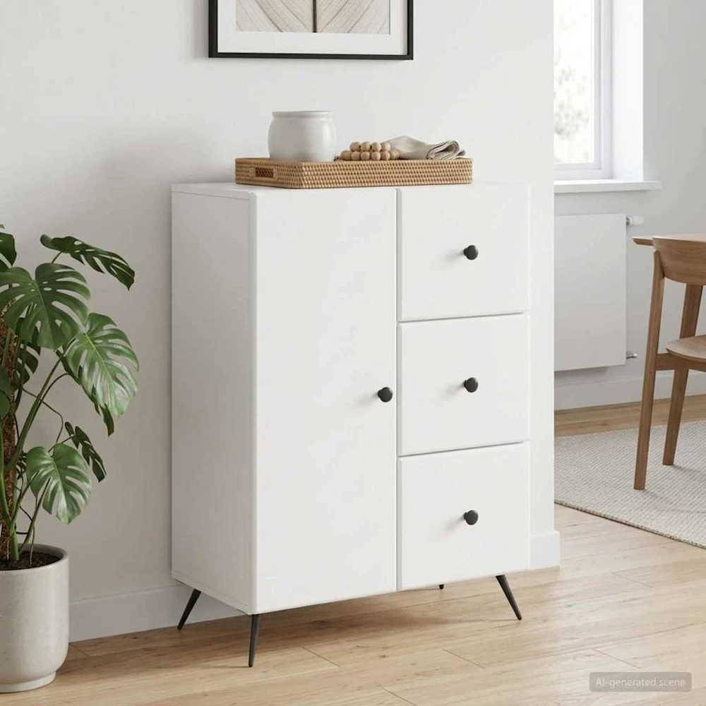 Kabalas Balta 66 x 34,5 x 90 cm Apdirbta mediena