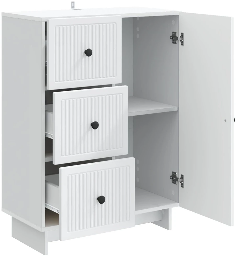 Kabalas Balta 66 x 34,5 x 90 cm Apdirbta mediena