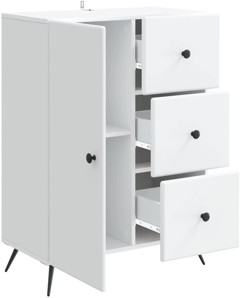 Kabalas Balta 66 x 34,5 x 90 cm Apdirbta mediena