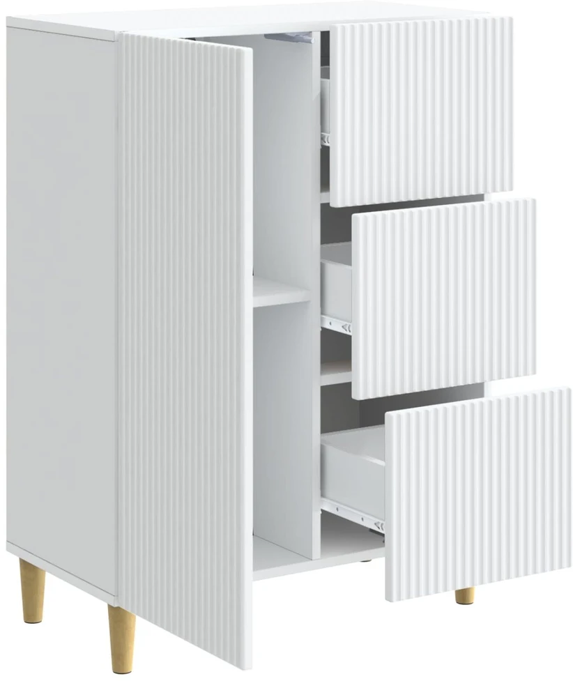 Kabalas Balta 66 x 34,5 x 90 cm Apdirbta mediena