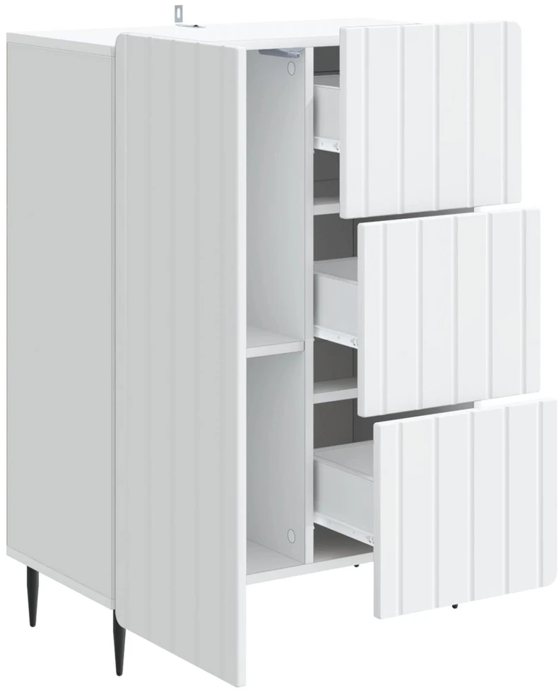 Kabalas Balta 66 x 34,5 x 91,5 cm Apdirbta mediena