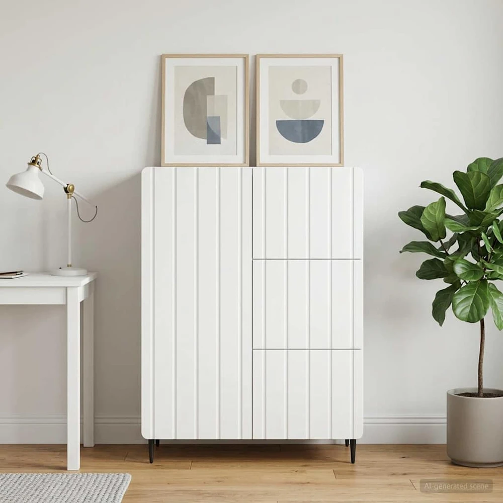 Kabalas Balta 66 x 34,5 x 91,5 cm Apdirbta mediena
