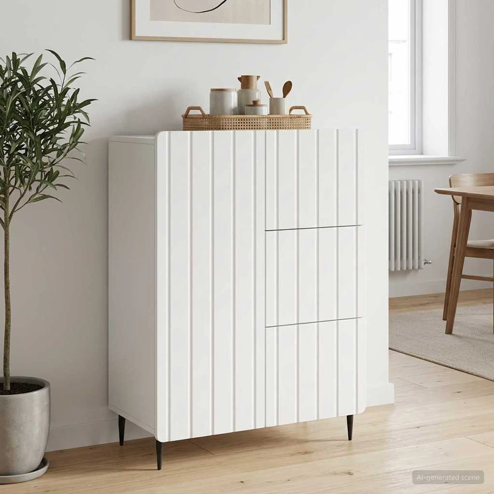Kabalas Balta 66 x 34,5 x 91,5 cm Apdirbta mediena