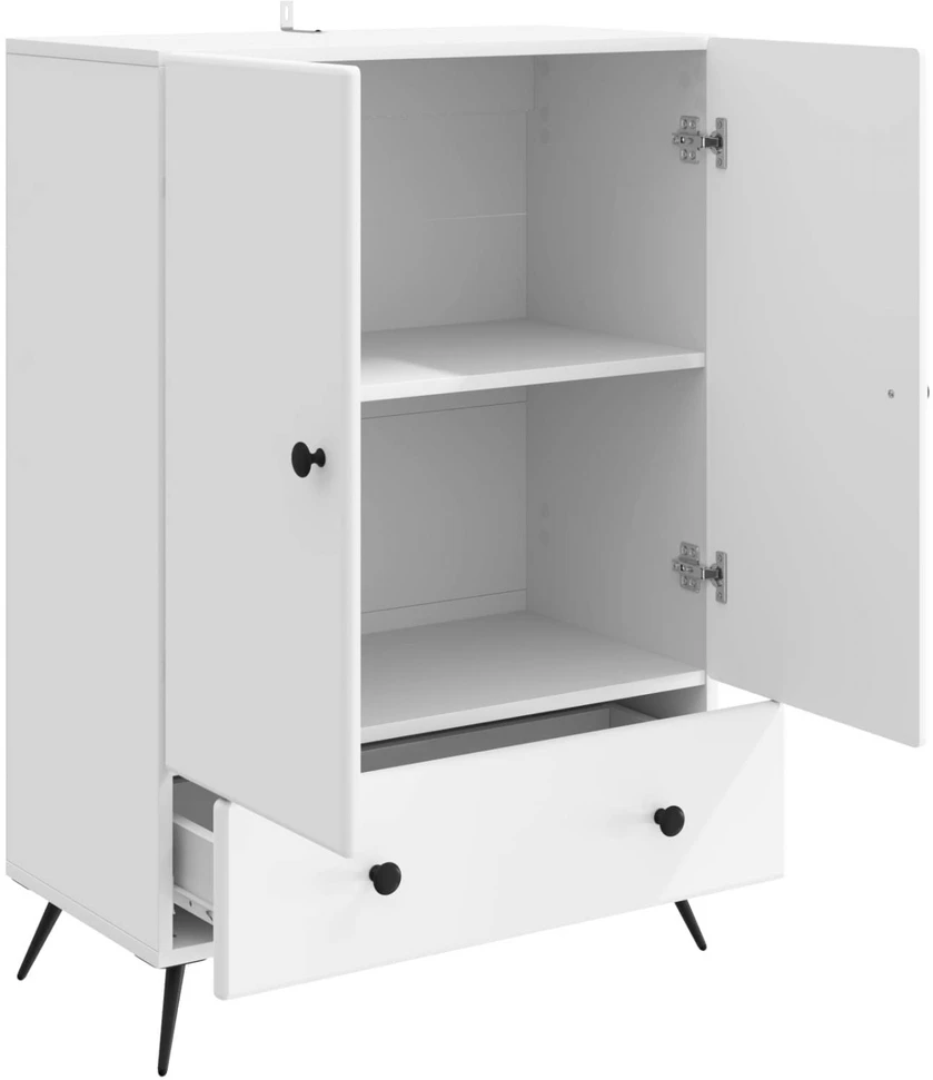 Kabalas Balta 66 x 34,5 x 95 cm Apdirbta mediena