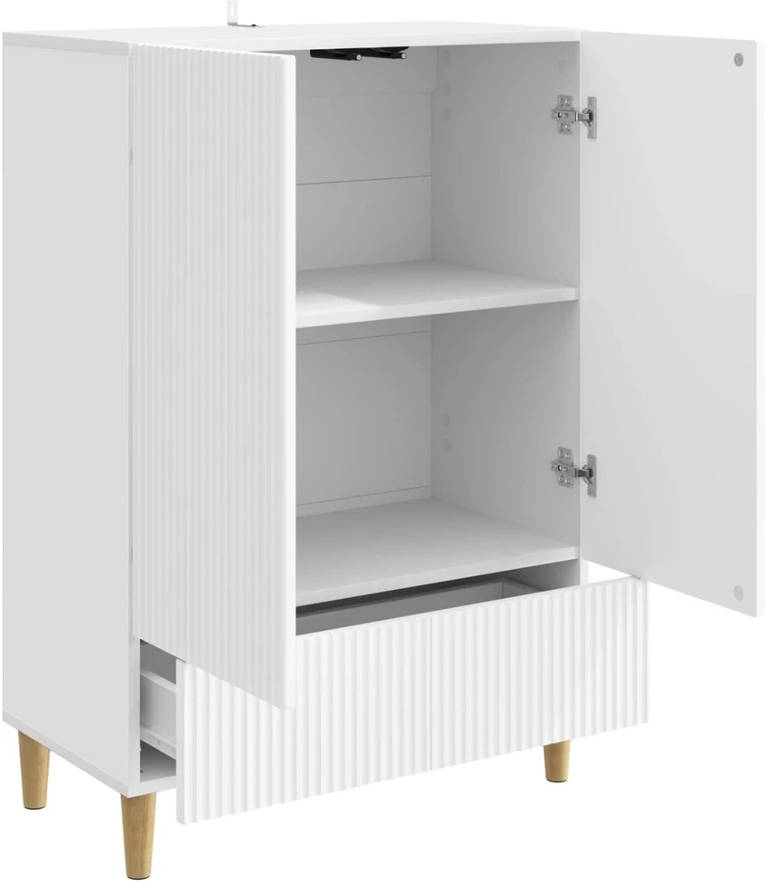 Kabalas Balta 66 x 34,5 x 95 cm Apdirbta mediena