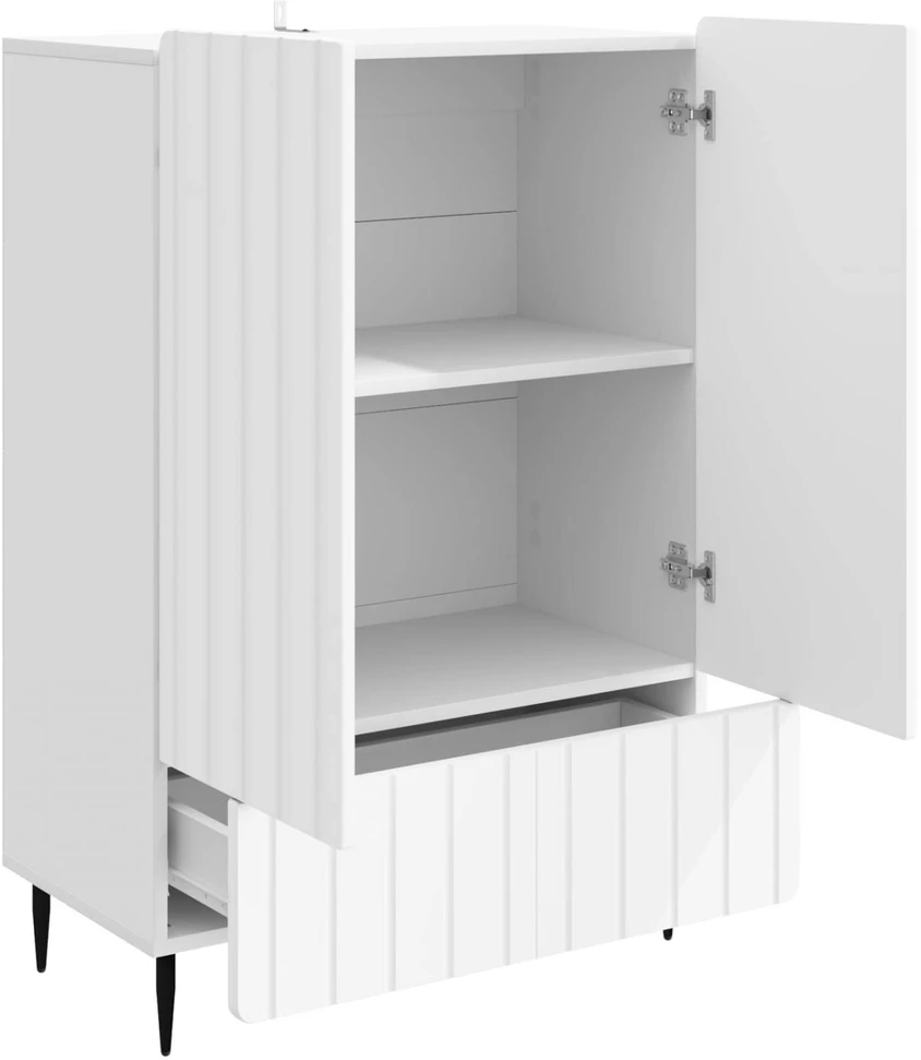 Kabalas Balta 66 x 34,5 x 97 cm Apdirbta mediena