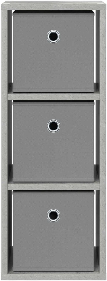 Kabalas su stalčių Betono pilka 25,5 x 22 x 69,5 cm