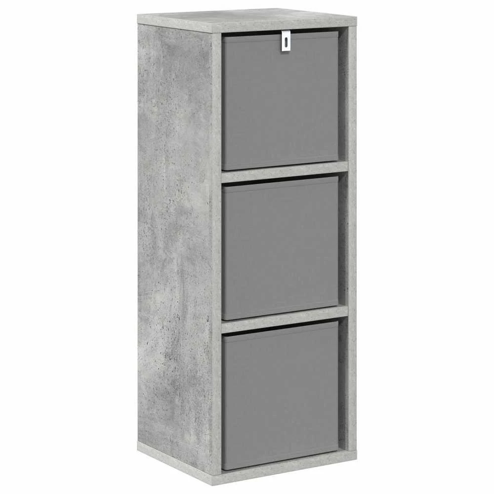 Kabalas su stalčių Betono pilka 25,5 x 22 x 69,5 cm
