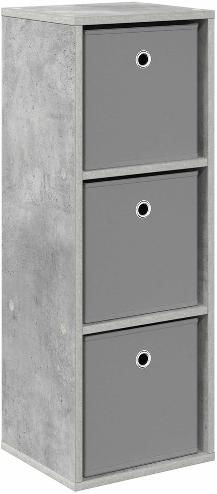 Kabalas su stalčių Betono pilka 30,5 x 27 x 84,5 cm