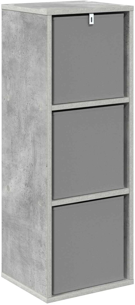 Kabalas su stalčių Betono pilka 30,5 x 27 x 84,5 cm
