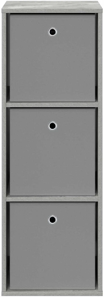 Kabalas su stalčių Betono pilka 35 x 32 x 99,5 cm
