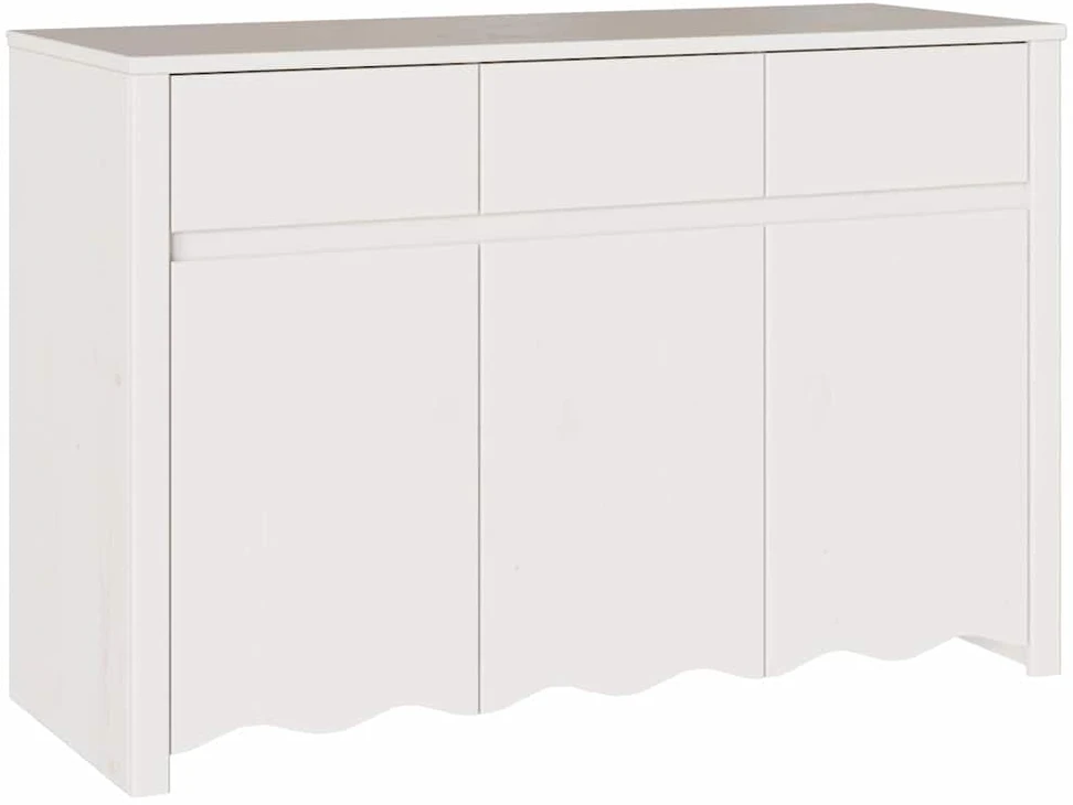 Kabalas su stalčių Drammen Balta 114 x 43 x 75,5 cm