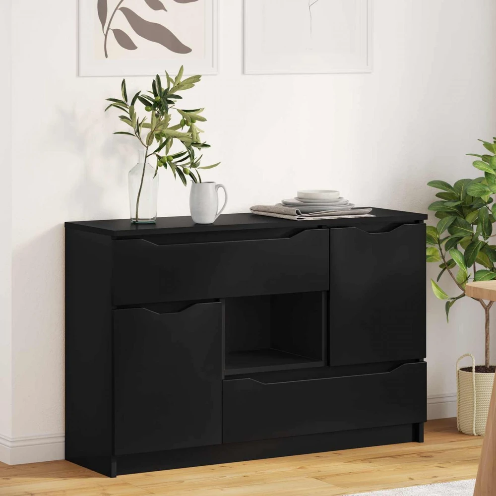 Kabalas Juoda 100 x 30 x 65,6 Apdirbta mediena