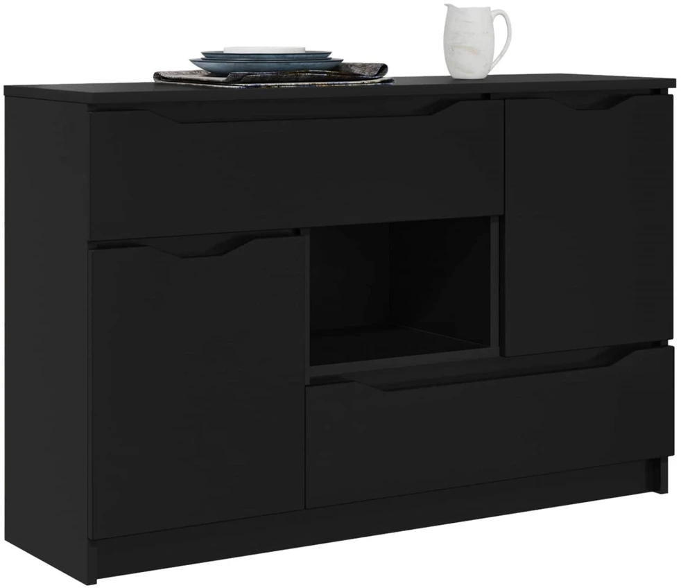Kabalas Juoda 100 x 30 x 65,6 Apdirbta mediena