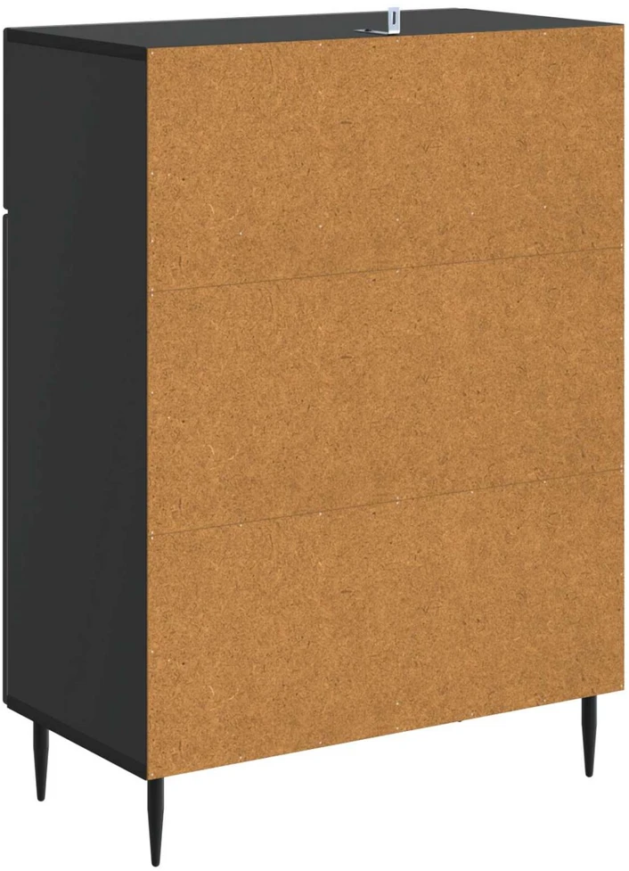 Kabalas Juoda 66 x 34,5 x 89,5 cm Apdirbta mediena