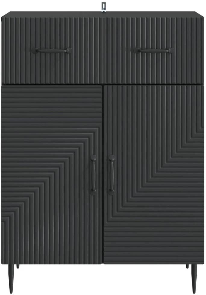 Kabalas Juoda 66 x 34,5 x 89,5 cm Apdirbta mediena
