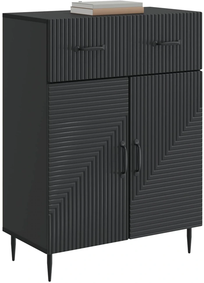 Kabalas Juoda 66 x 34,5 x 89,5 cm Apdirbta mediena