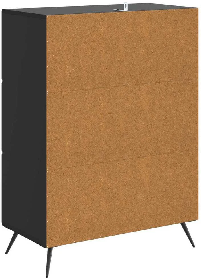 Kabalas Juoda 66 x 34,5 x 90 cm Apdirbta mediena
