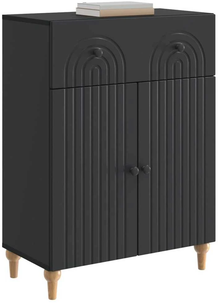 Kabalas Juoda 66 x 34,5 x 90 cm Apdirbta mediena