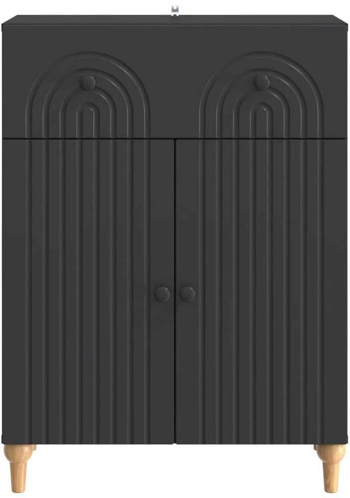 Kabalas Juoda 66 x 34,5 x 90 cm Apdirbta mediena