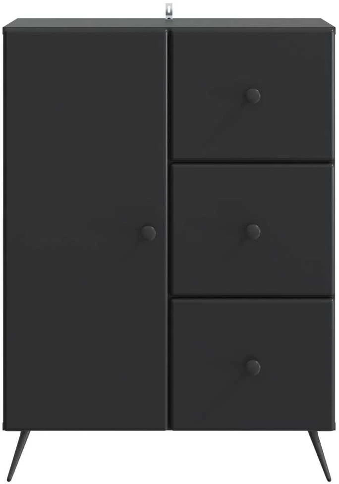 Kabalas Juoda 66 x 34,5 x 90 cm Apdirbta mediena
