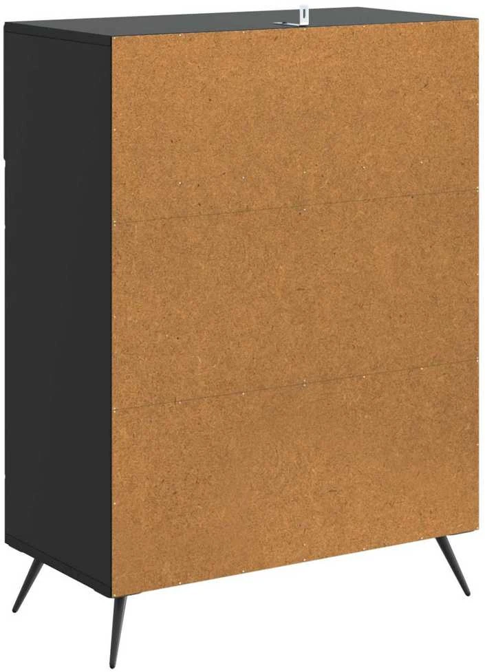 Kabalas Juoda 66 x 34,5 x 90 cm Apdirbta mediena