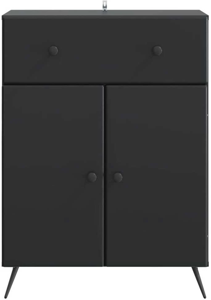 Kabalas Juoda 66 x 34,5 x 90 cm Apdirbta mediena