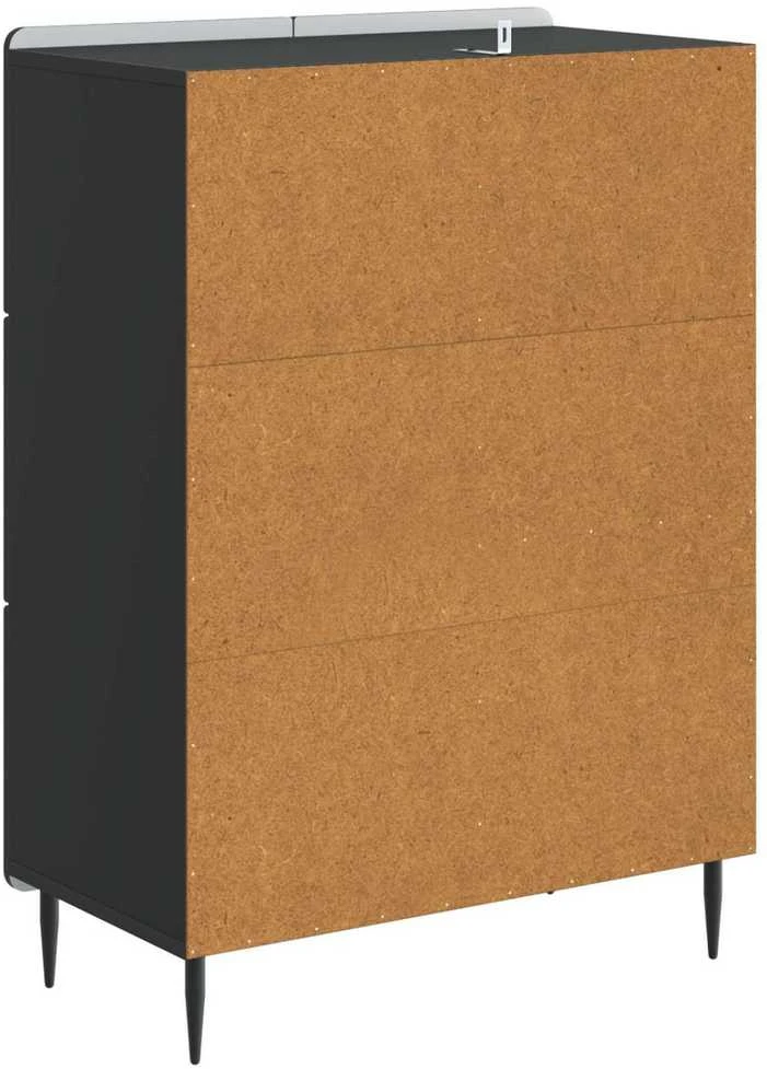 Kabalas Juoda 66 x 34,5 x 91,5 cm Apdirbta mediena
