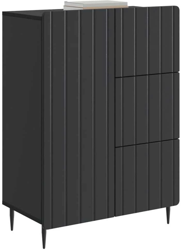 Kabalas Juoda 66 x 34,5 x 91,5 cm Apdirbta mediena