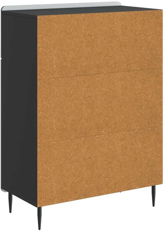 Kabalas Juoda 66 x 34,5 x 92 cm Apdirbta mediena