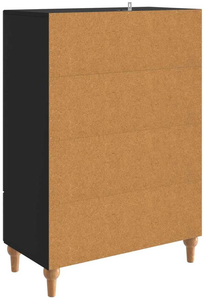 Kabalas Juoda 66 x 34,5 x 95 cm Apdirbta mediena