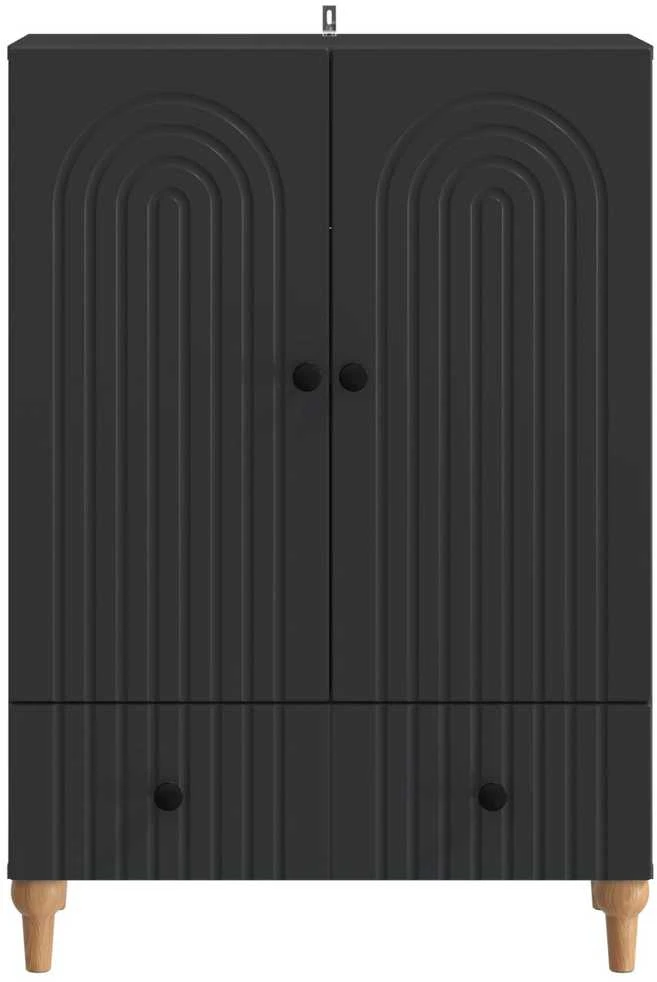 Kabalas Juoda 66 x 34,5 x 95 cm Apdirbta mediena