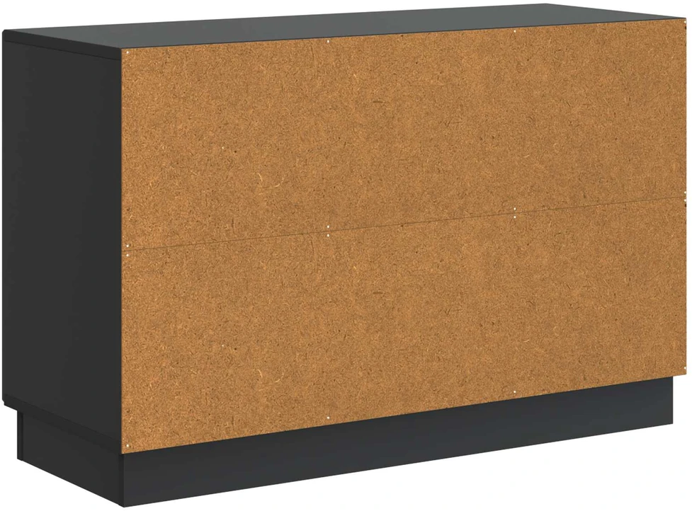 Kabalas su stalčių Juoda 89 x 34,5 x 57 cm Apdirbta mediena