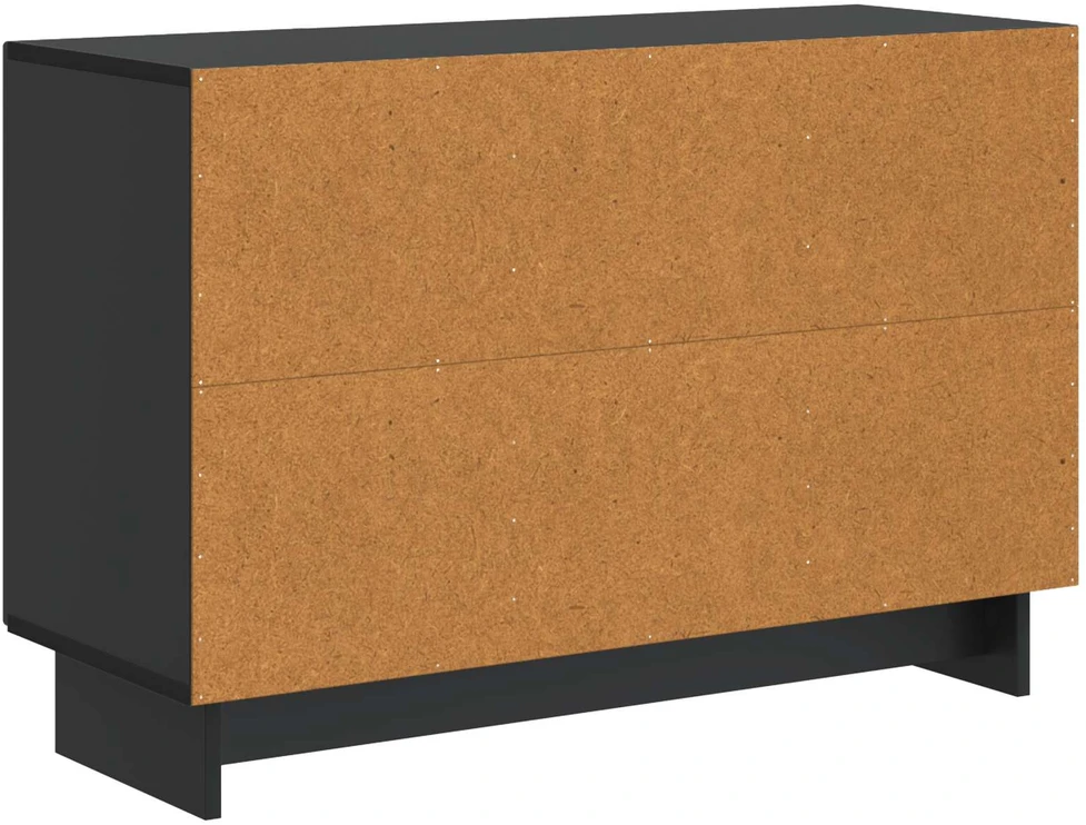 Kabalas su stalčių Juoda 89 x 34,5 x 60 cm Apdirbta mediena