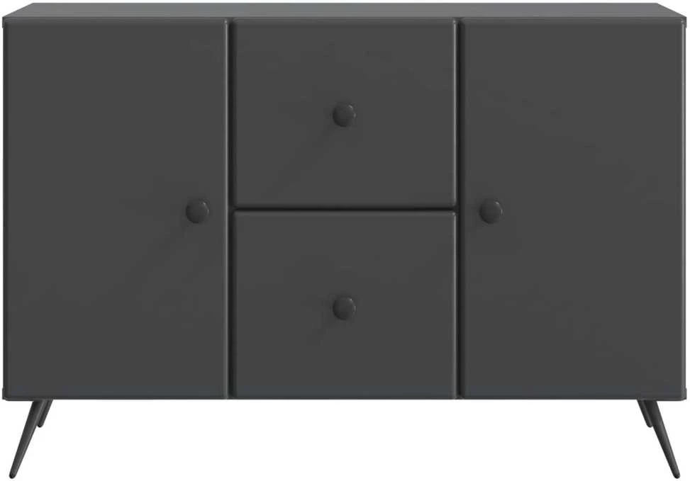 Kabalas su stalčių Juoda 89 x 34,5 x 60 cm Apdirbta mediena