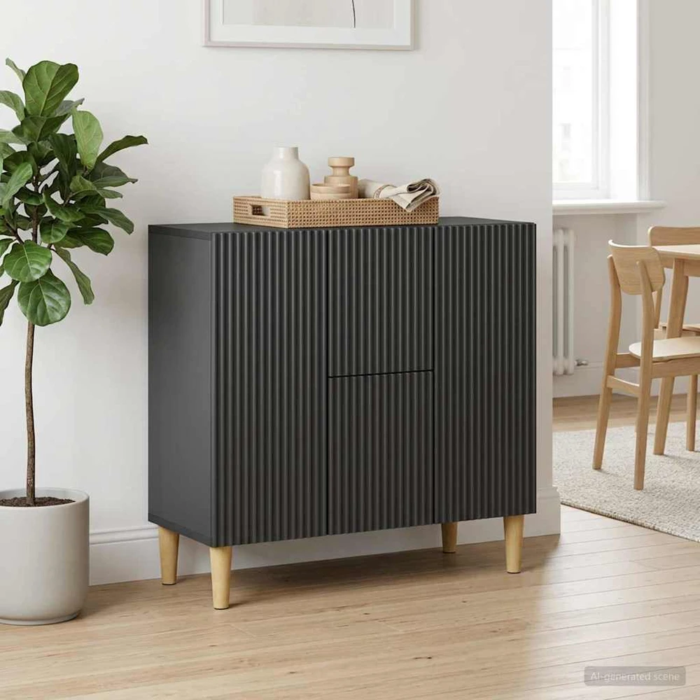 Kabalas Juoda 89 x 34,5 x 60 cm Apdirbta mediena