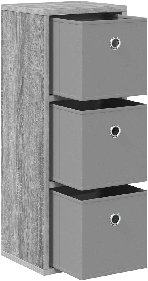 Kabalas su stalčių Pilkas Sonoma 25,5 x 22 x 69,5 cm