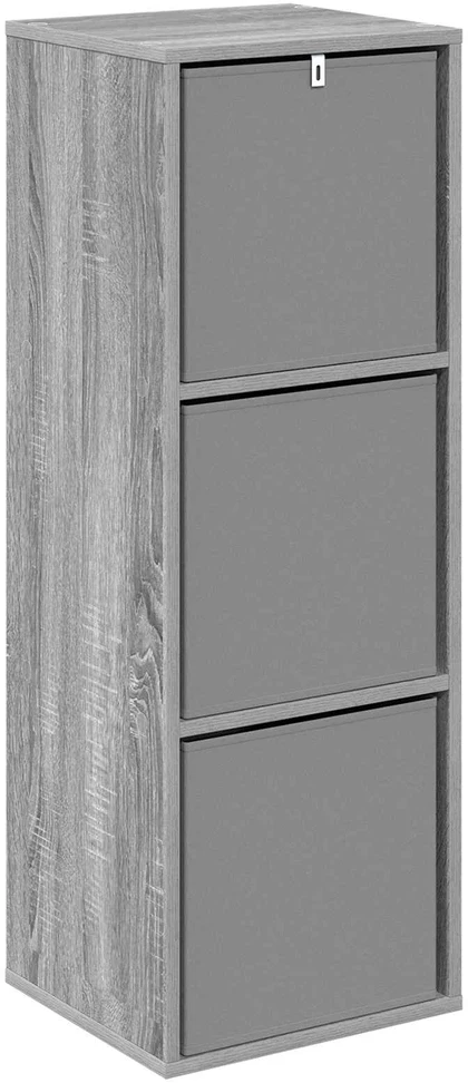 Kabalas su stalčių Pilkas Sonoma 35 x 32 x 99,5 cm